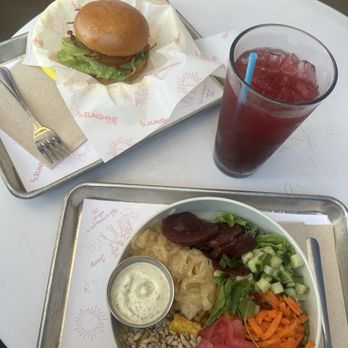 Hey, Sunshine Kitchen - Classic Cheeseburger, Mediterranean Chickpea Bowl - Vegan Near Me - Culver City, California Hey, Sunshine Kitchen - Classic Cheeseburger, Mediterranean Chickpea Bowl - Vegan Near Me - Culver City, California