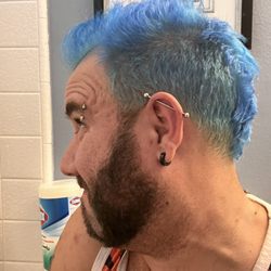 The Piercing Shop - Industrial piercing done at The Piercing Shop