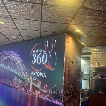 Bowl 360 Astoria - This wall wasn't here before. You were able to just go to the bar . It's pretty cool thou - Bowling Near Me - Astoria, New York Bowl 360 Astoria - This wall wasn't here before. You were able to just go to the bar . It's pretty cool thou - Bowling Near Me - Astoria, New York