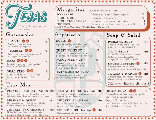 Menu photo 5 Tejas Dallas, TX