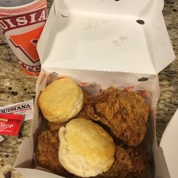 Popeyes Louisiana Chicken - Fluffy biscuits!