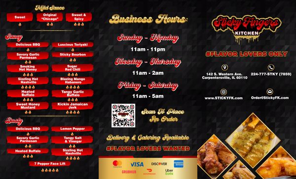 Menu photo 8 STICKY FINGERS KITCHEN Carpentersville, IL