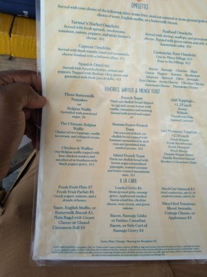Menu photo 5 Gulf Drive Cafe Bradenton Beach, FL