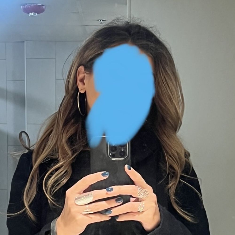 My hair before my visit at this shame a salon