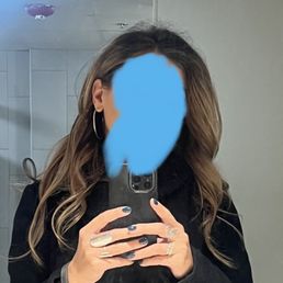 My hair before my visit at this shame a salon