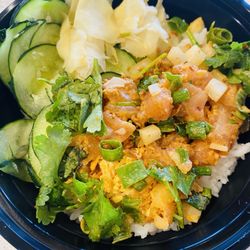 Grindz Poke - Brea - Salmon Poke Bowl