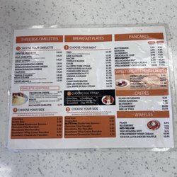 Koa Pancake House - Menu