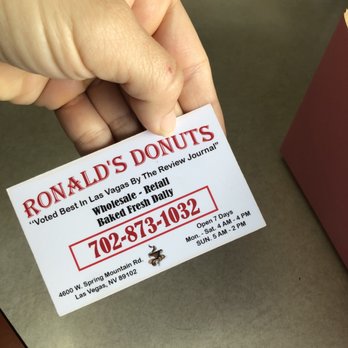Ronald's Donuts - Donuts Near Me - Las Vegas, Nevada