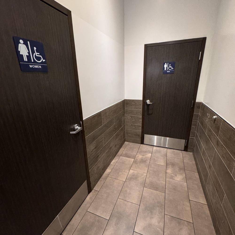 Restroom inside the restaurant Restroom inside the restaurant