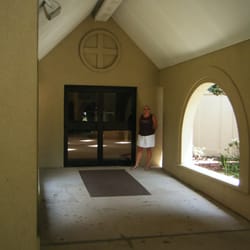 St Luke's Lutheran Church - Scruffy person lurking in hallway