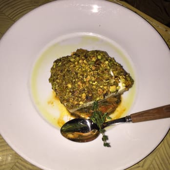 Pylos - Fish with pistachio - Greek Near Me - New York, New York Pylos - Fish with pistachio - Greek Near Me - New York, New York