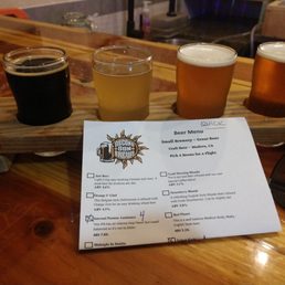4 Brews for a Flight - velvet night, son a Rita, mango Haze, internal passion assistance...
