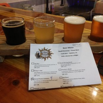 Second Son Brews - 4 Brews for a Flight - velvet night, son a Rita, mango Haze, internal passion assistance... - Breweries Near Me - Madera, California