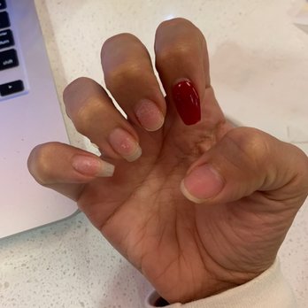 Luv Nails & Spa - The only nail that stayed is one that was more recently fixed. The middle one next to that was also fixed more recently - Nail Salons Near Me - Costa Mesa, California Luv Nails & Spa - The only nail that stayed is one that was more recently fixed. The middle one next to that was also fixed more recently - Nail Salons Near Me - Costa Mesa, California
