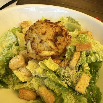 Chesapeake Inn Restaurant - Cesar Salad w/ crab Cake! - Seafood Near Me - Chesapeake City, Maryland Chesapeake Inn Restaurant - Cesar Salad w/ crab Cake! - Seafood Near Me - Chesapeake City, Maryland