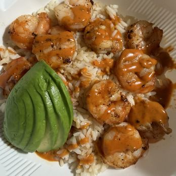 California Fish Grill - Dynamite Shrimp Bowl - Seafood Near Me - Northridge, California