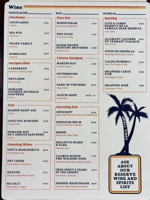 Menu photo 8 Monarch Ocean Pub Del Mar, CA Menu photo 8 Monarch Ocean Pub Del Mar, CA