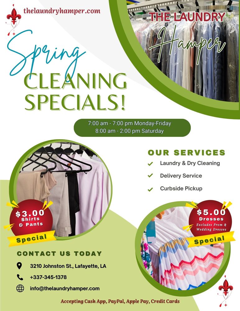 THE LAUNDRY HAMPER Updated October 2024 Request a Quote 3210