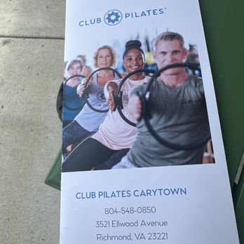 Club Pilates - Intro pamphlet - Pilates Near Me - Richmond, Virginia