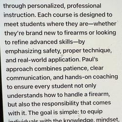 Firearms Training With Paul