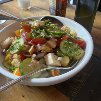 Water & Wheat - Panzanella salad - Italian Near Me - New York, New York Water & Wheat - Panzanella salad - Italian Near Me - New York, New York