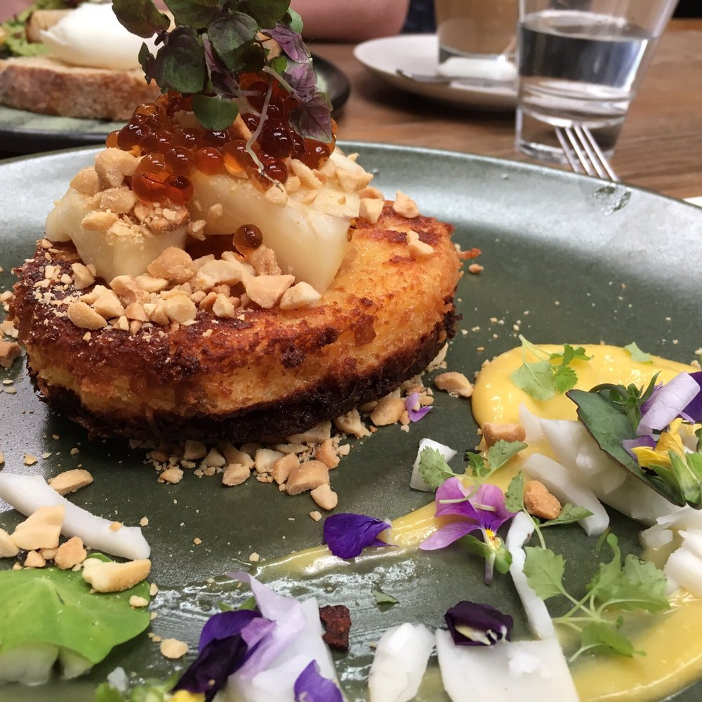 Industry Beans - Coconut crusted brioche - Coffee Roasteries Near Me - Fitzroy, VIC Industry Beans - Coconut crusted brioche - Coffee Roasteries Near Me - Fitzroy, VIC