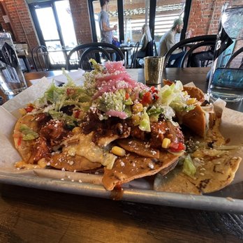 Side Bar - Chicken Tinga Nachos (brunch) - Tex-Mex Near Me - Greenville, North Carolina Side Bar - Chicken Tinga Nachos (brunch) - Tex-Mex Near Me - Greenville, North Carolina