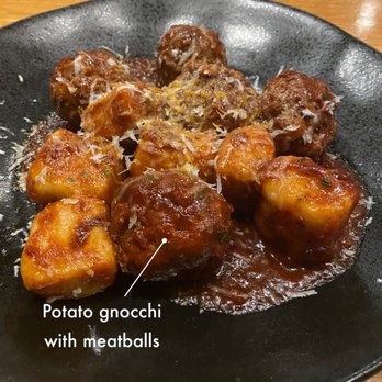 Flourshop - Gnocchi with meatballs - New American Near Me - Charlotte, North Carolina