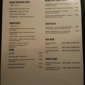 Wild Leek - Menu - Vegan Near Me - Halifax, Nova Scotia