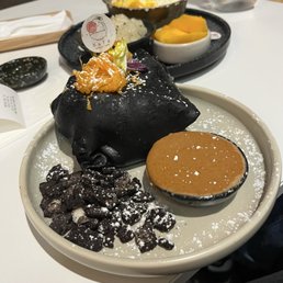 thai tea crepe thai tea crepe