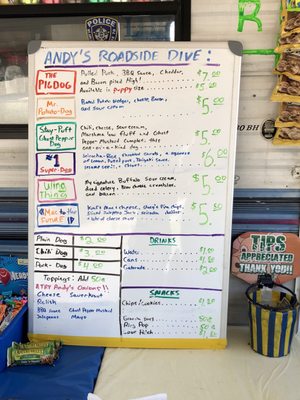 Menu photo 2 Andys' Roadside Dive Mount Arlington, NJ
