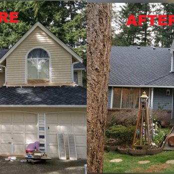 ProQuality Construction - Before and after this house got a new color and a new look - Painters Near Me - Lakewood, Washington ProQuality Construction - Before and after this house got a new color and a new look - Painters Near Me - Lakewood, Washington