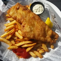 Fish & chips. Stellar.