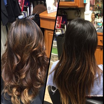 Kim Hair Nails & Spa - Very nice warm brown highlights/ Bayaloge with some blond . - Hair Salons Near Me - Katy, Texas Kim Hair Nails & Spa - Very nice warm brown highlights/ Bayaloge with some blond . - Hair Salons Near Me - Katy, Texas