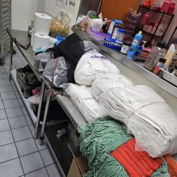 Cintas the Uniform People - This is the overage they constantly leave and charge us for.
