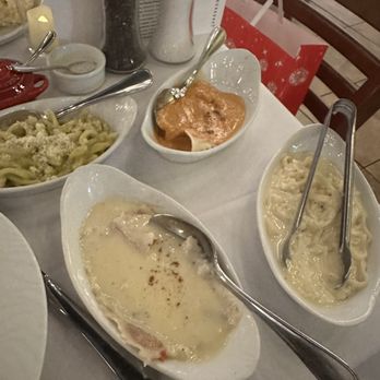 Casa Pollastro - The four pastas: jalapenos, four cheese, butternut squash - Brazilian Near Me - Dallas, Texas Casa Pollastro - The four pastas: jalapenos, four cheese, butternut squash - Brazilian Near Me - Dallas, Texas