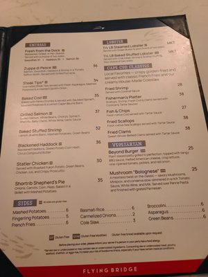 Menu photo 1 The Flying Bridge Falmouth, MA Menu photo 1 The Flying Bridge Falmouth, MA