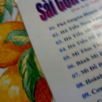 Pho Saigon - Eventually they will clear your table and give you a menu. - Vietnamese Near Me - Bridgeport, Connecticut