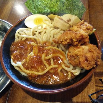 The Ramen Butcher - Spicy Tsukemen with Karaage (18.95) - Ramen Near Me - Burnaby, British Columbia The Ramen Butcher - Spicy Tsukemen with Karaage (18.95) - Ramen Near Me - Burnaby, British Columbia