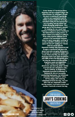 Menu photo 7 JAVI’S COOKING "Empanadas Argentinas" Oakland, CA Menu photo 7 JAVI’S COOKING "Empanadas Argentinas" Oakland, CA