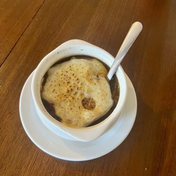 Branding Iron Saloon - French onion soup, very salty! - Steakhouses Near Me - Murphys, California