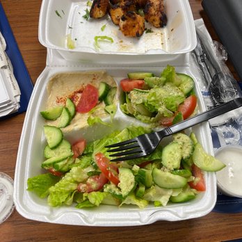 Green Olive - Chicken Kabab plate no rice - Mediterranean Near Me - Downey, California