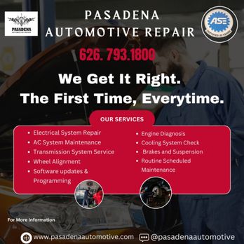 Pasadena Automotive Repair - Auto Repair Near Me - Pasadena, California Pasadena Automotive Repair - Auto Repair Near Me - Pasadena, California