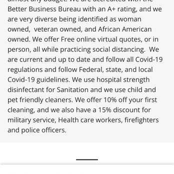In A Snap cleaning - I posted where she claims to be accredit but, on the BBB website she isn't and Groupon could care less too. - Home Cleaning Near Me - Indianapolis, Indiana