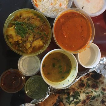 Chef Arango Indian Restaurant - Chicken Tikka Masala and Aloo Gobi Dinner with garlic naan. Mmm! - Indian Near Me - Los Angeles, California Chef Arango Indian Restaurant - Chicken Tikka Masala and Aloo Gobi Dinner with garlic naan. Mmm! - Indian Near Me - Los Angeles, California