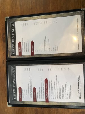 Menu photo 3 Chez Pineault Baie-Saint-Paul, QC Menu photo 3 Chez Pineault Baie-Saint-Paul, QC
