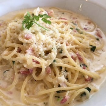 Caffe Concerto - Close up on the carbonara - Pizza Near Me - Los Angeles, California