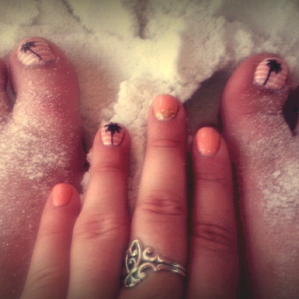Nail Care - A week into my vacation with my nails done by Nail Care! Holding up GREAT!! - Nail Salons Near Me - Plano, Texas Nail Care - A week into my vacation with my nails done by Nail Care! Holding up GREAT!! - Nail Salons Near Me - Plano, Texas