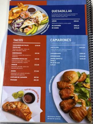 Menu photo 1 Mariscos Arcos Playas Tijuana, BCN