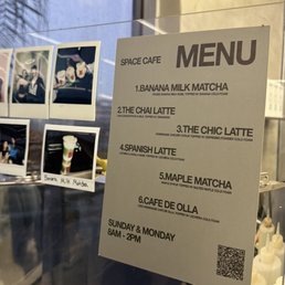 menu!